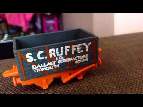Thomas the tank engine wooden railway 3 James's a duck and whiff review