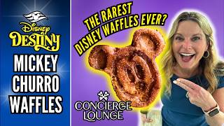 MICKEY CHURRO WAFFLES | Concierge Disney Cruise | DESTINY | MUST TRY | Luxury Travel | Rare Finds