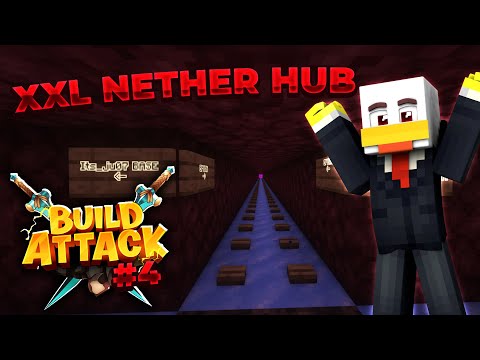 WIR bauen einen XXL NETHER HUB!!! | Build Attack Ep. 4