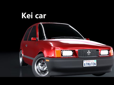 I built basic kei car  (Automation:The Car Company Tycoon Game)