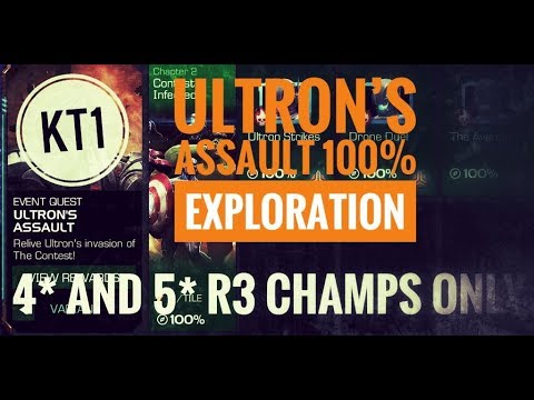 Ultron's Assault Variant 100% - 4* And 5* Rank 3 Champions Only - 2.3!