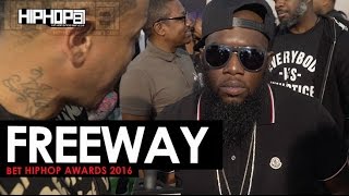 Freeway Talks BET State Property Cypher, Music with Lil Wayne, &amp; More (2016 BET Green Carpet )