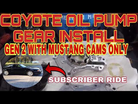 Gen 2 Mustang 15-17 Coyote Oil Pump Gear Install and timing procedure *watch entire video*