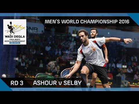 Squash: Ashour v Selby - Men's World Championship 2016 RD 3 Highlights
