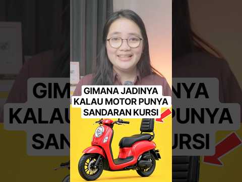 Gimana jadinya kalau motor punya sandaran kursi #sejarahdunia #faktamenarik #motorsandarankursi