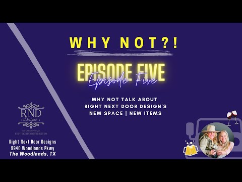 Why Not Wednesday? Ep 5: New Space & New Items