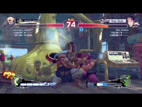 SSF4 AE - elcangry_isback(Gouken) vs Me(Ryu)