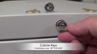 HON Lock Core Install, Removal, Replacement, Cubicle Keys