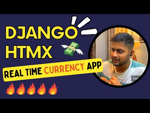Django HTMX Create a Real-Time Currency App | Django HTMX Tutorial | Django Real Time Project thumbnail