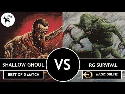 Premodern Shallow Ghoul vs RG Survival - MTGO Best of 5 Match