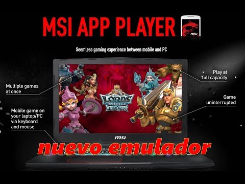 NUEVO EMULADOR MSI APP PLAYER PARA PC DE BAJOS RECURSOS