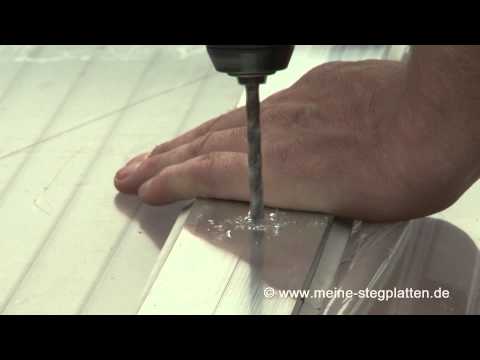 Verlegeanleitung Doppelstegplatten Alu Alu Schraubprofil Teil 4