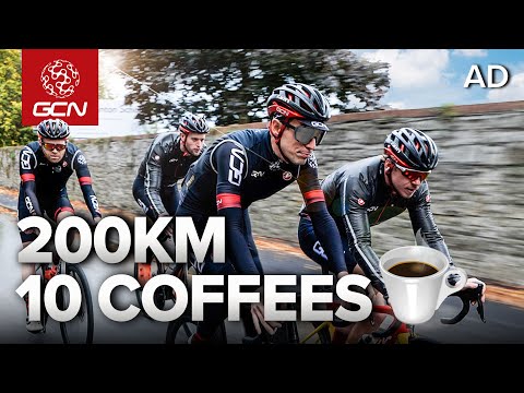 We Tried To Drink 10 Coffees On One Ride & This Is What Happened!