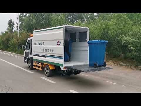 BY-L8-M electric four-class garbage truck waste transport vehicle