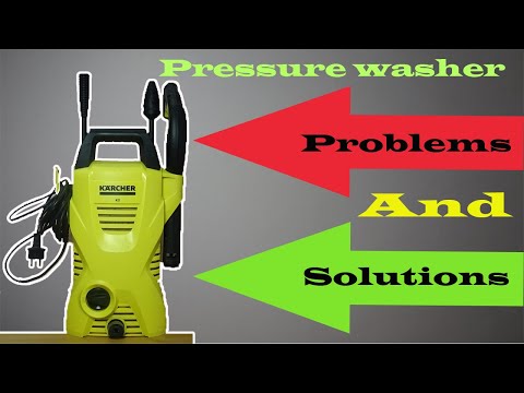 Pressure washer | 3 Common problems & solutions.