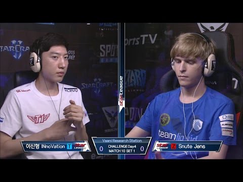 [SBENU SSL 2015] INnoVation vs Snute RO.24 Day4 Match1 set1 -EsportsTV, Starcraft 2