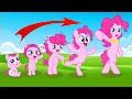 Pinkie Pie Growing Up MY LITTLE PONY Stop Motion Paper