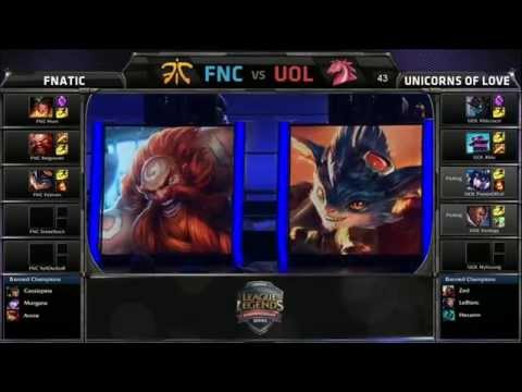 Fnatic vs Unicorns of Love | Game 5 Grand Finals S5 EU LCS Spring 2015 playoffs | FNC vs UOL G5