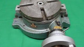 TIPS #201 mrpete Centering a Rotary Table on the Bridgeport Pt 1