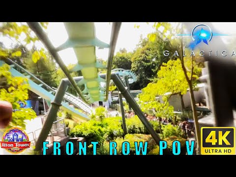 Galactica, Front seat POV - Alton Towers - August 2025 (4K 50FPS)