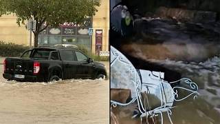 Fuertes lluvias provocan inundaciones generalizadas en Marsella, Francia
