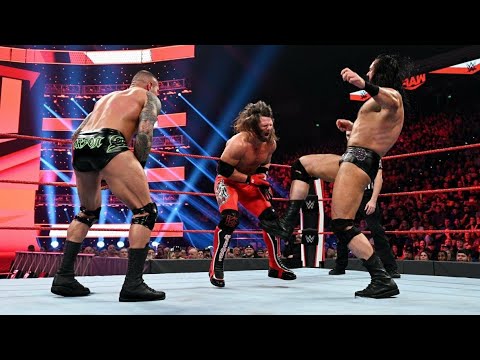 AJ styles vs. Randy Orton vs. Drew McIntyre Full match Highlights||WWE Raw, jan.13, 2020