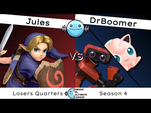 SNUL Post-S4 Losers Quarters – Jules (Young Link) Vs. DrBoomer (Jigglypuff, R.O.B.)