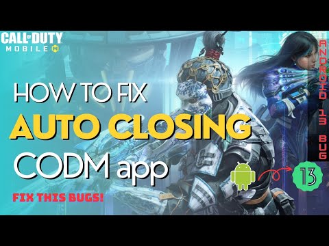 HOW TO FIX AUTO CLOSE CODM | AUTO CLOSING COD | AUTO CLOSING APP | ANDROID 13 BUGS | JEADY LENE 2025