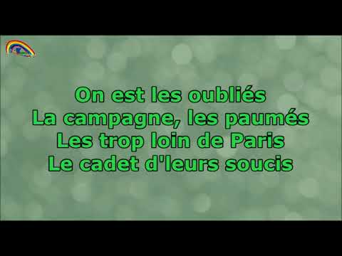 Prompteur karaoké - Stéfane Lyre - Les oubliés - Gauvain Sers