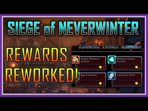 Old Rewards Gone? Event Rework NEW Rewards & Quests! Siege of Neverwinter 2021
