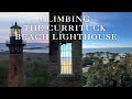 Climbing the Currituck Beach Lighthouse in Corolla, NC