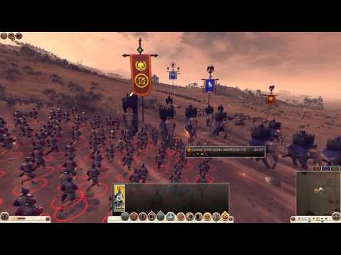 Total War: Rome 2 - #03 3vs3 Multiplayer Online | Land Battle ( Iceni vs Rome)