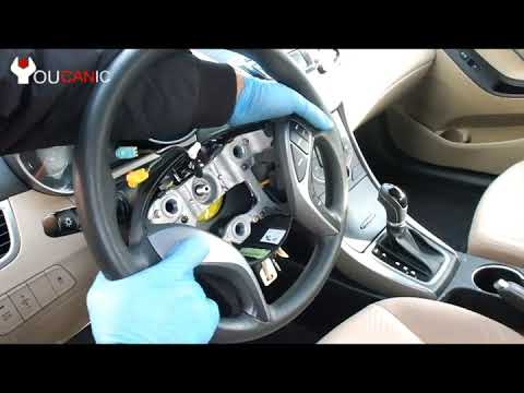 2011-2016 Hyundai Elantra Remove Steering Wheel Removal Procedure