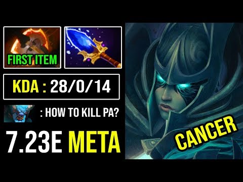 ABSOLUTE UNKILLABLE META First Item Battlefury + Aghanim PA Instantly Delete Everyone DotA 2