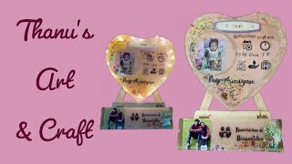 How to make baby details safe using resin art/ baby details keepsake/ baby frame using epoxy resin