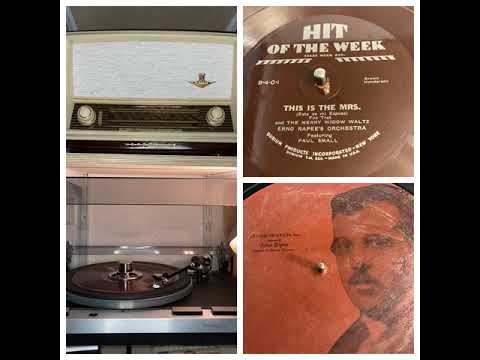 Erno Rapee's Orchestra: This is the Mrs, 1932 (Hit of the week B-4-C-1)