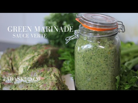 SENEGALESE GREEN MARINADE|SAUCE VERTE| SPECIAL TABASKI MARINADE 2020 * GREAT FOR GRILLING * NOKKASS