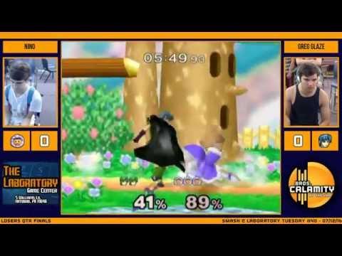 S@LT #40 | Greg Glaze (Marth) vs Nino (Ice Climbers) - Losers Qtr Finals - SSBM