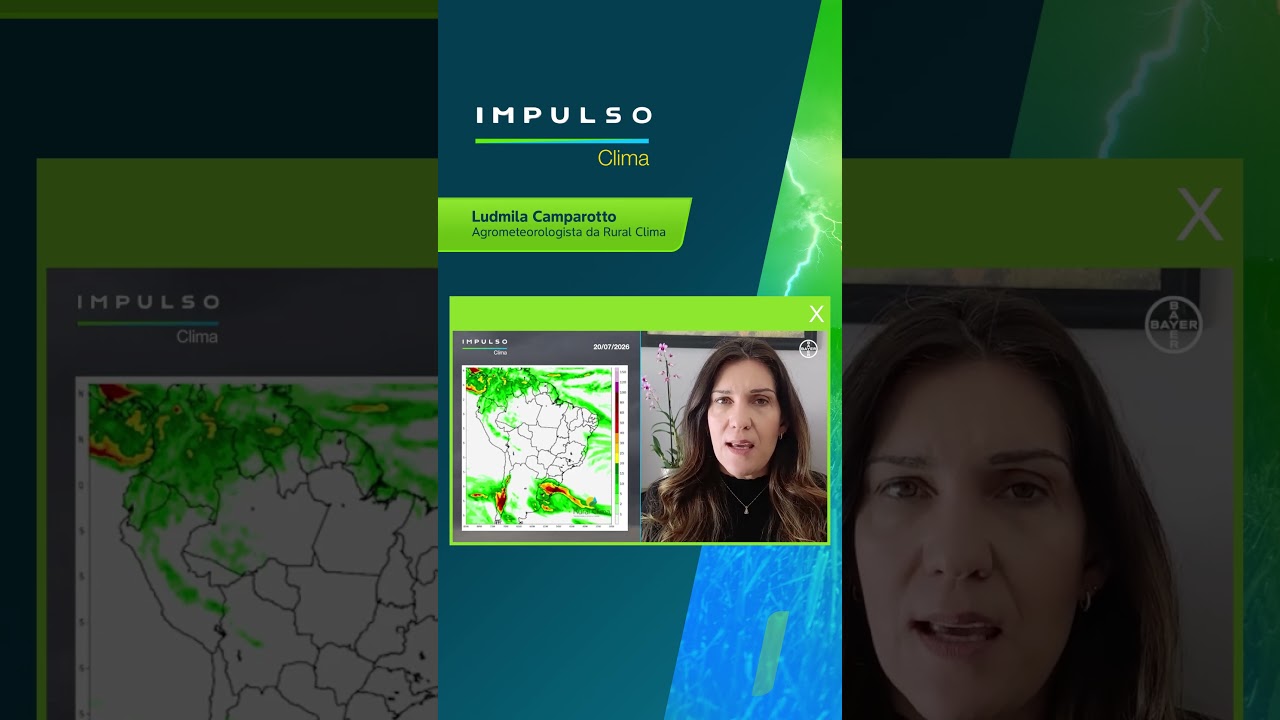A semana será marcada por chuva no Sul do Brasil | Teaser Impulso Clima