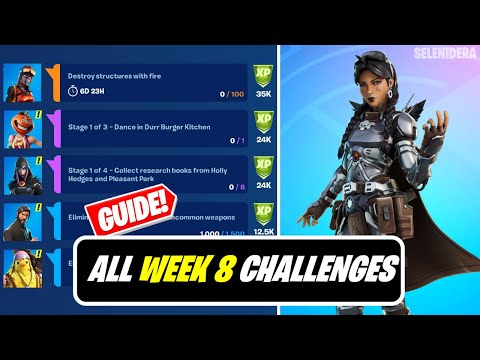 *ALL* WEEK 8 EPIC AND LEGENDARY QUESTS GUIDE | Fortnite Chapter 2 Season 6