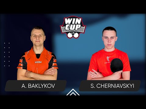 10:15 Andrii Baklykov - Serhii Cherniavskyi West 2 WIN CUP 04.04.2024 | TABLE TENNIS WINCUP