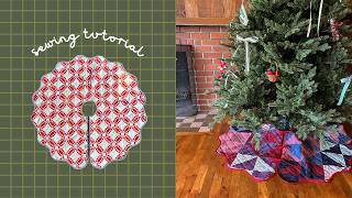 Christmas Tree Skirt Sewing Tutorial | Connie Tree Skirt Pattern