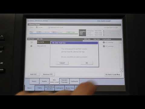 Korg Kronos Tutorial: KSC auto load