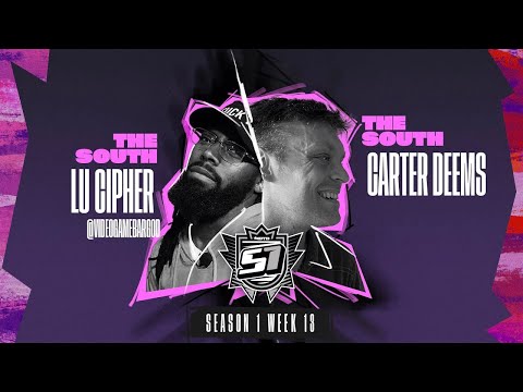 KOTD - Rap Battle - Lu Cipher vs Carter Deems  | S1W13