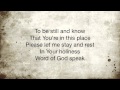 Word of God Speak Kutless