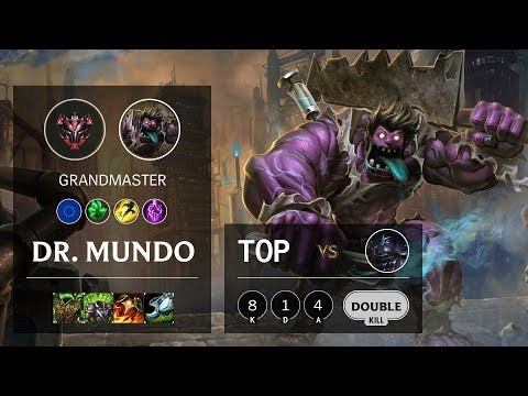 Dr. Mundo Top vs Shen - EUW Grandmaster Patch 10.8