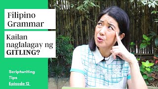 Tutorial: Filipino Grammar (Kailan Naglalagay ng Gitling?)