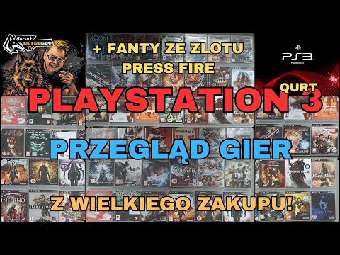 Borsuk Gry TV: PLAYSTATION 3 - Przegląd Pudełkowych HITÓW #5 + FANTY ZE ZLOTU PRESS FIRE