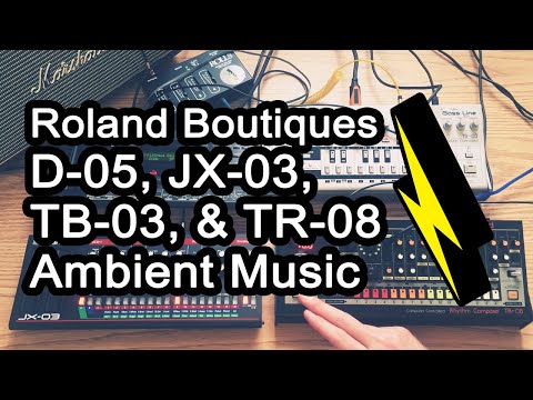 Roland D-05, JX-03, TB-03, and TR-08 Ambient Music No. 2 📡