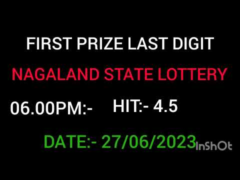Frist price last digit single full hit number 🎯 💯✅ nagaland state lottery 🔥 27/06/2023 🤷